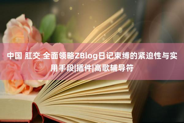 中国 肛交 全面领略ZBlog日记束缚的紧迫性与实用手段|插件|高歌辅导符